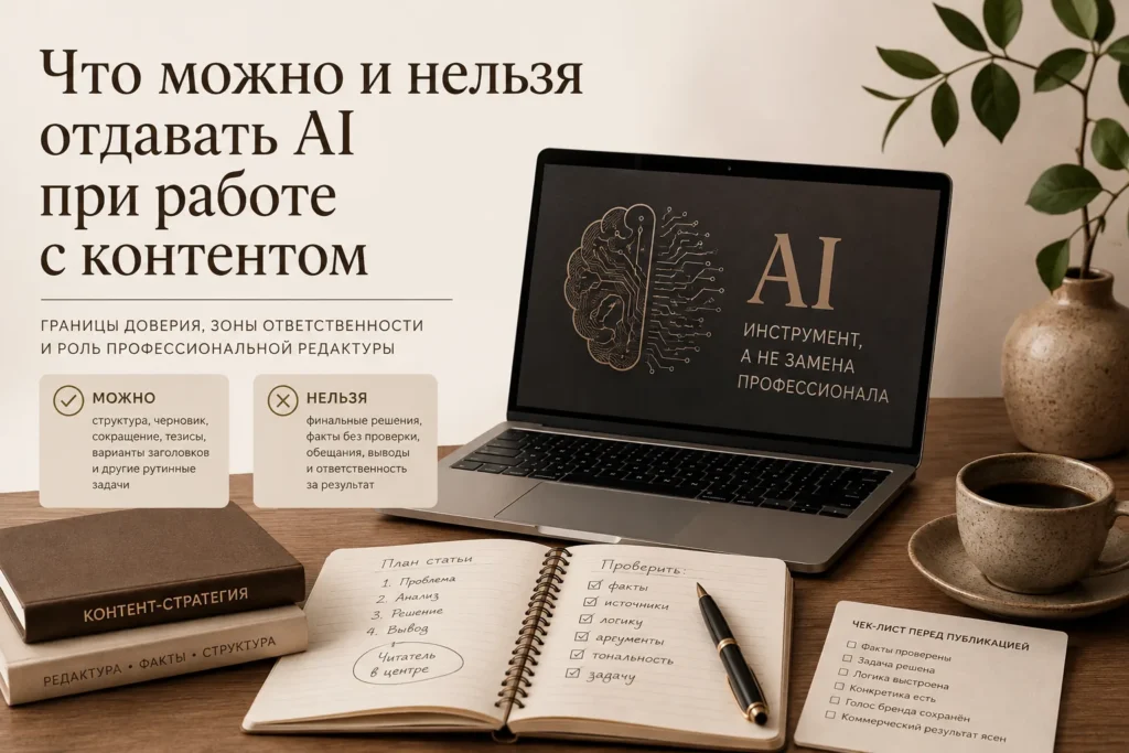 Что можно и нельзя отдавать AI при работе с контентом
