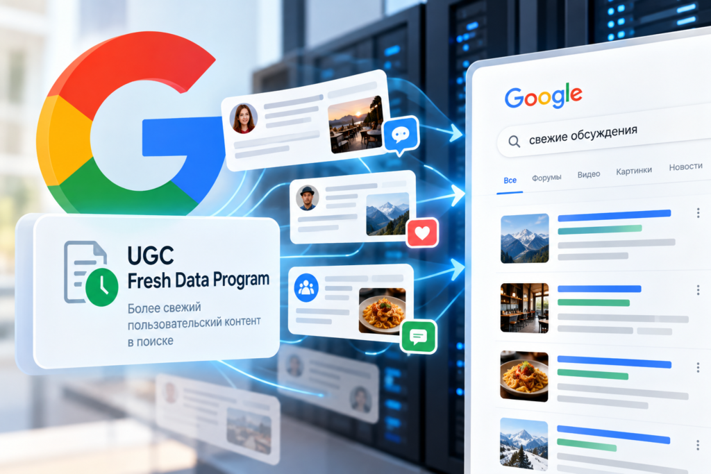 Google открыл отдельный канал для свежего пользовательского контента